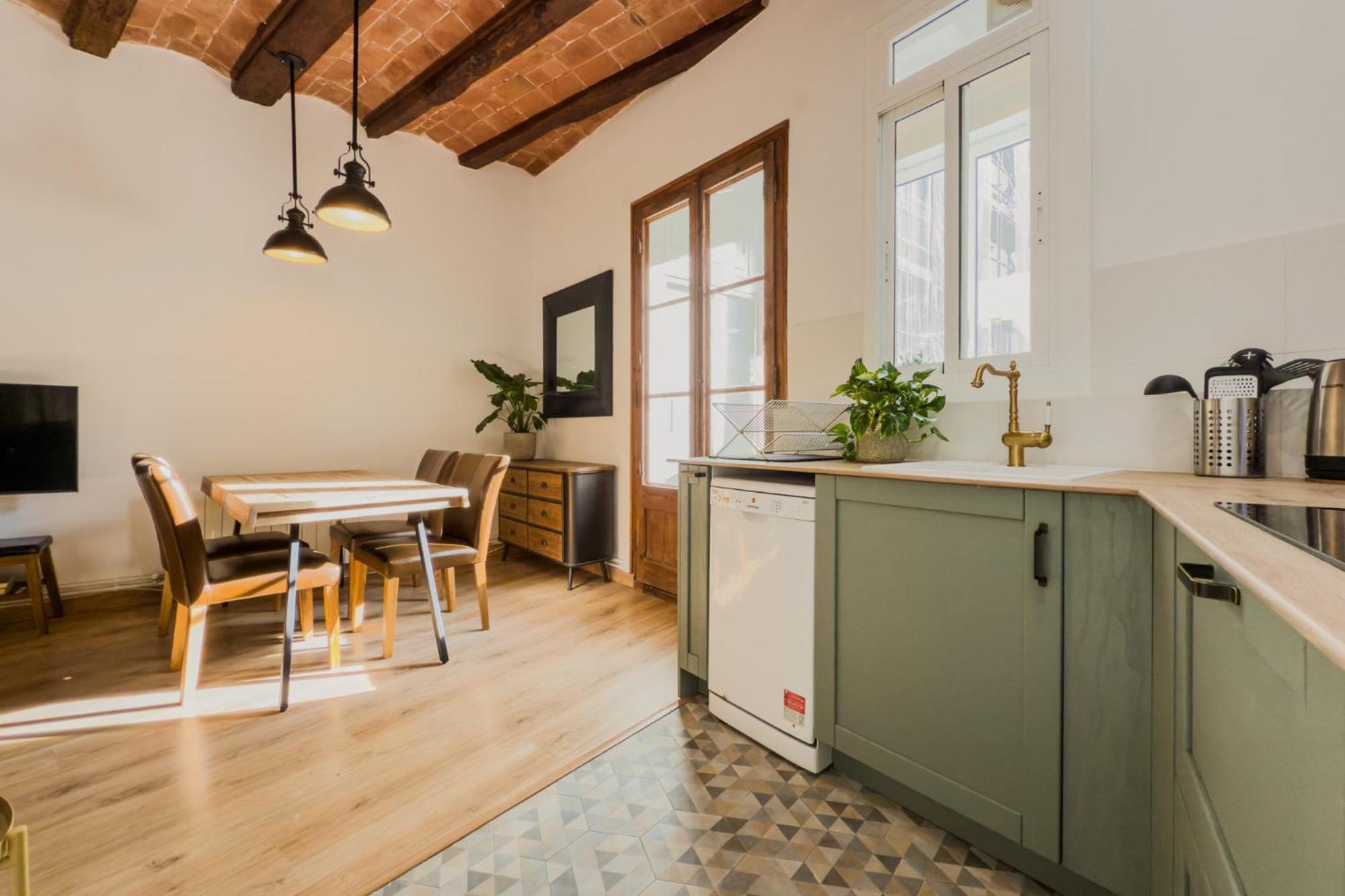 Magalhaes - Trad Flat In Poble Sec, Near Ramblas Barselona Dış mekan fotoğraf